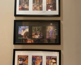 wine framed art