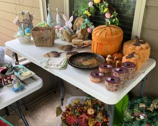 Easter and Fall decor