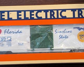Lionel Train Florida Boxcar