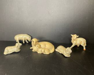 Metal & plastic vintage animals Italy, Germany, Japan
