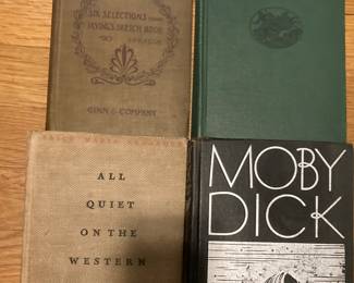 All Quiet on the Western Front, Moby Dick, Classic Myths in English Literature, Six Selections from Irving's Sketch Book
