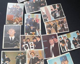 Vintage Topps Beatles trading cards