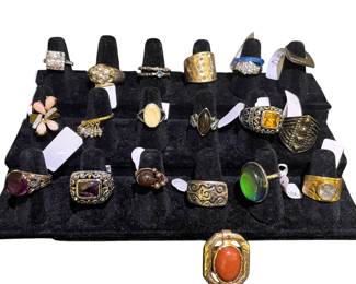 Vintage to modern rings