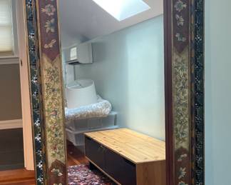 Pier One floor mirror vtg
