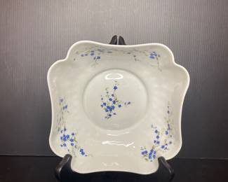 Limoges floral bowl vtg
