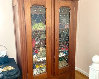Antique armoir/display case