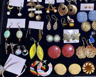 Vintage to modern earrings