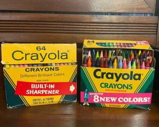 Vintage Crayola crayons 64 boxes