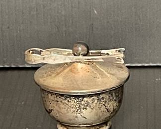 Sterling mini lidded bowl