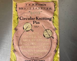 Vtg. Circular Knitting Pin