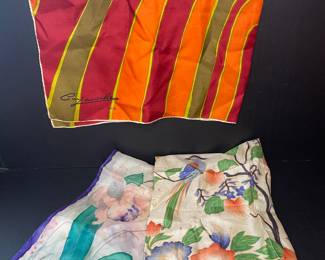 Vintage silk scarves