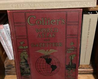 Colliers World Atlas & Gazetteer vintage
