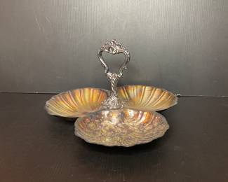 Silverplate serving dish