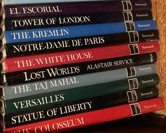 Collection of books from the "Wonders of Man" series published by Newsweek