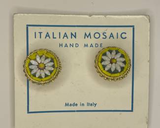 Micro Mosaic earrings Italy