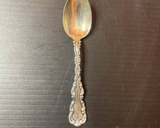 Whiting Louis XV sterling silver spoon vtg