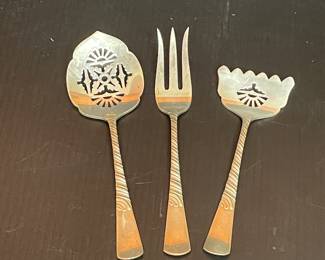 Sterling silver serving set