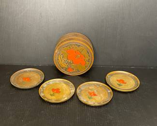 Vintage coaster set