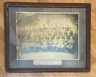 Antique framed class photo 1913