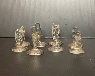 International Sterling animal
Placecard holders