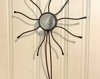 Metal wall sculpture