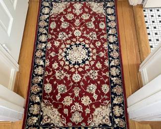 Persian style medallion throw rug