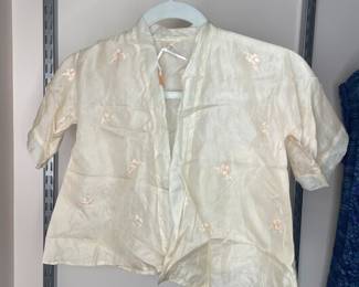 Vintage silk top