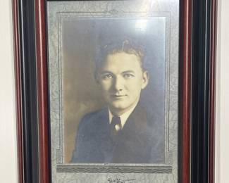 Antique framed photo