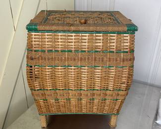 Wicker Sewing basket
