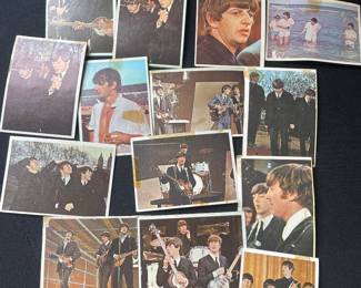 Vintage Topps Beatles trading cards