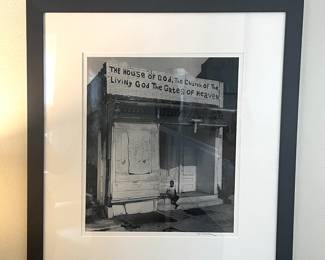 Framed photo M S Walton