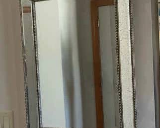 Distressed Beveled Mirror