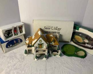 Dept 56 Linden Hills Country Club Village, First Round, Putting Green Accessories