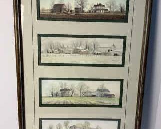 4 Jon Crane Prints in one Frame