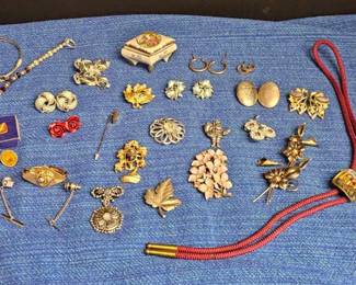 Vintage Pins, Earrings More