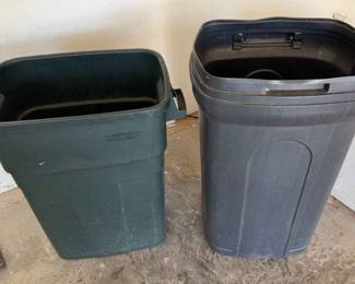 Two Garbage Cans