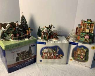 Dept 56 Hard Rock, Cocoa Stop, Peppermint House Villages