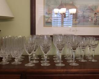 Cristal D'arques crystal stemware