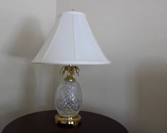 Waterford crystal pineapple table top lamp