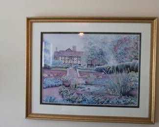 Artist: Judy Newcomb gold framed print, 31/300, 36" w x 29" h