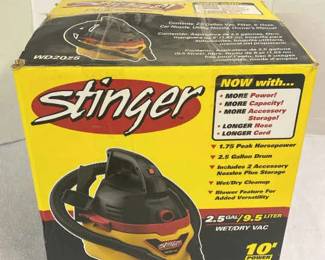 2.5 gal. Shop vac