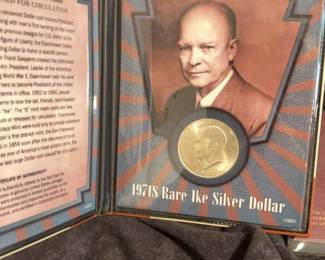 Ike Silver Dollar And Coin Collection