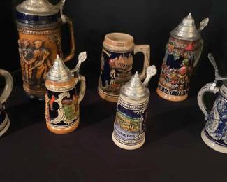 Beers Steins From West Germany Etc