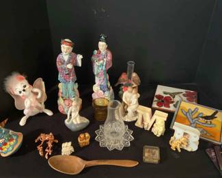 Varied Lot Of Knick Knacks From Different Countries