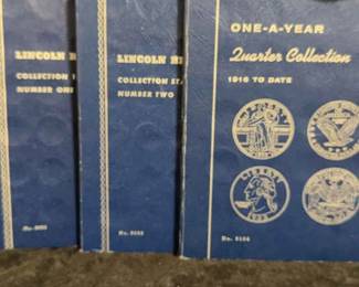 Lincoln Head Cent And Quarter Collection
