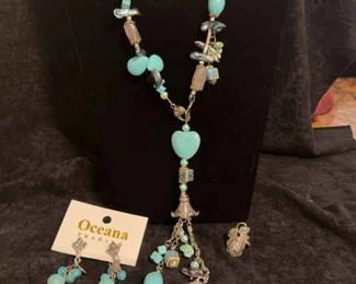 Oceana Earrings Plus Necklace
