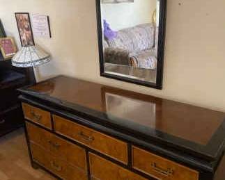 Super Century Dresser And Mirror