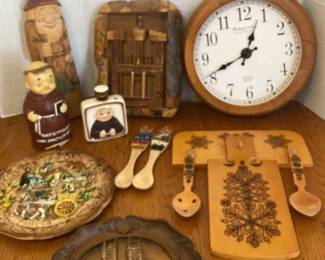 Interesting Decor In Wood Tones