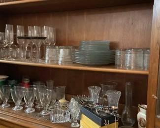Glass Serveware, Stemware, Vases Bd More