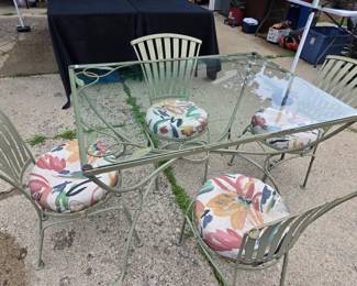Vintage Woodard Patio set